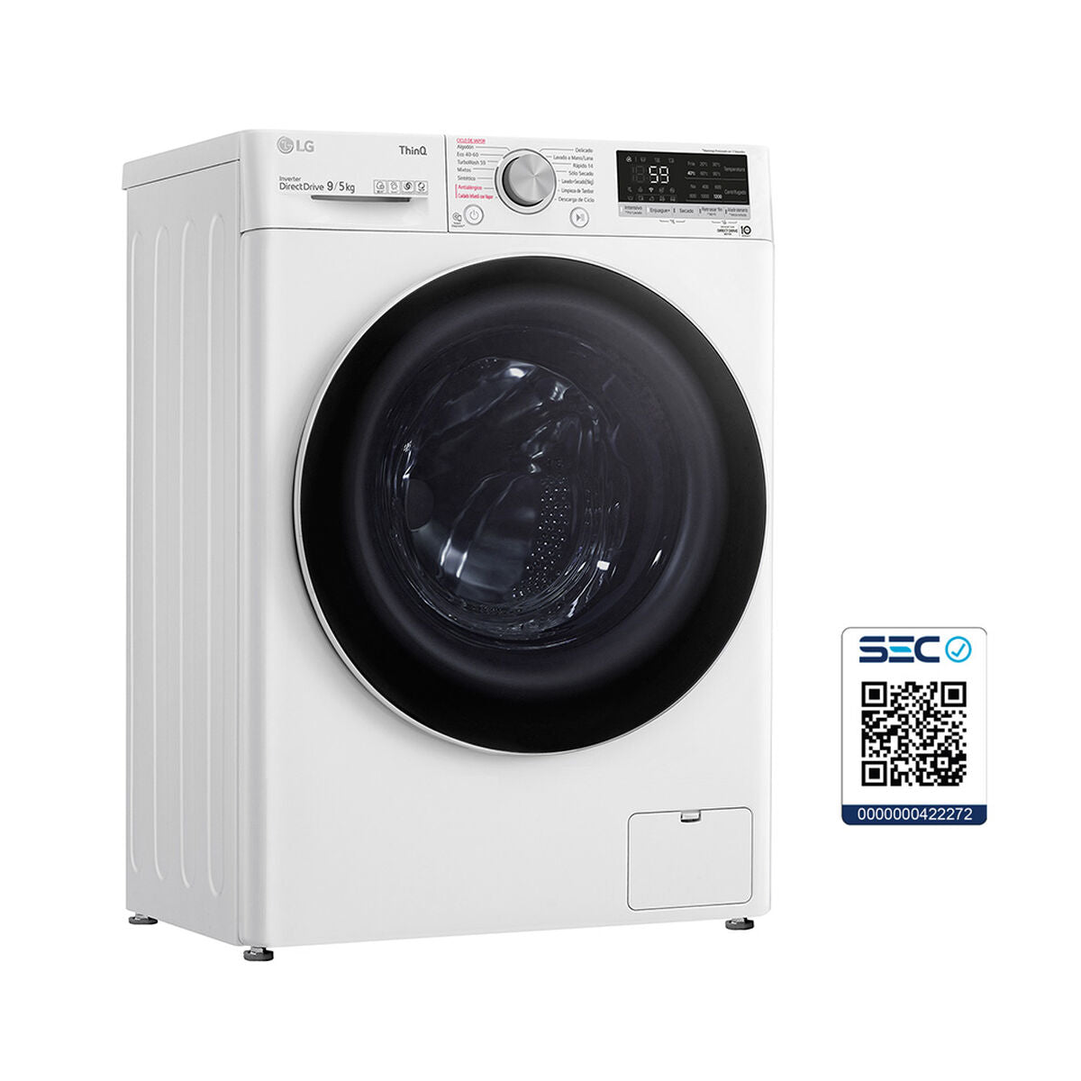 Lavadora Secadora LG WD9WVC4S6 9/5 kg