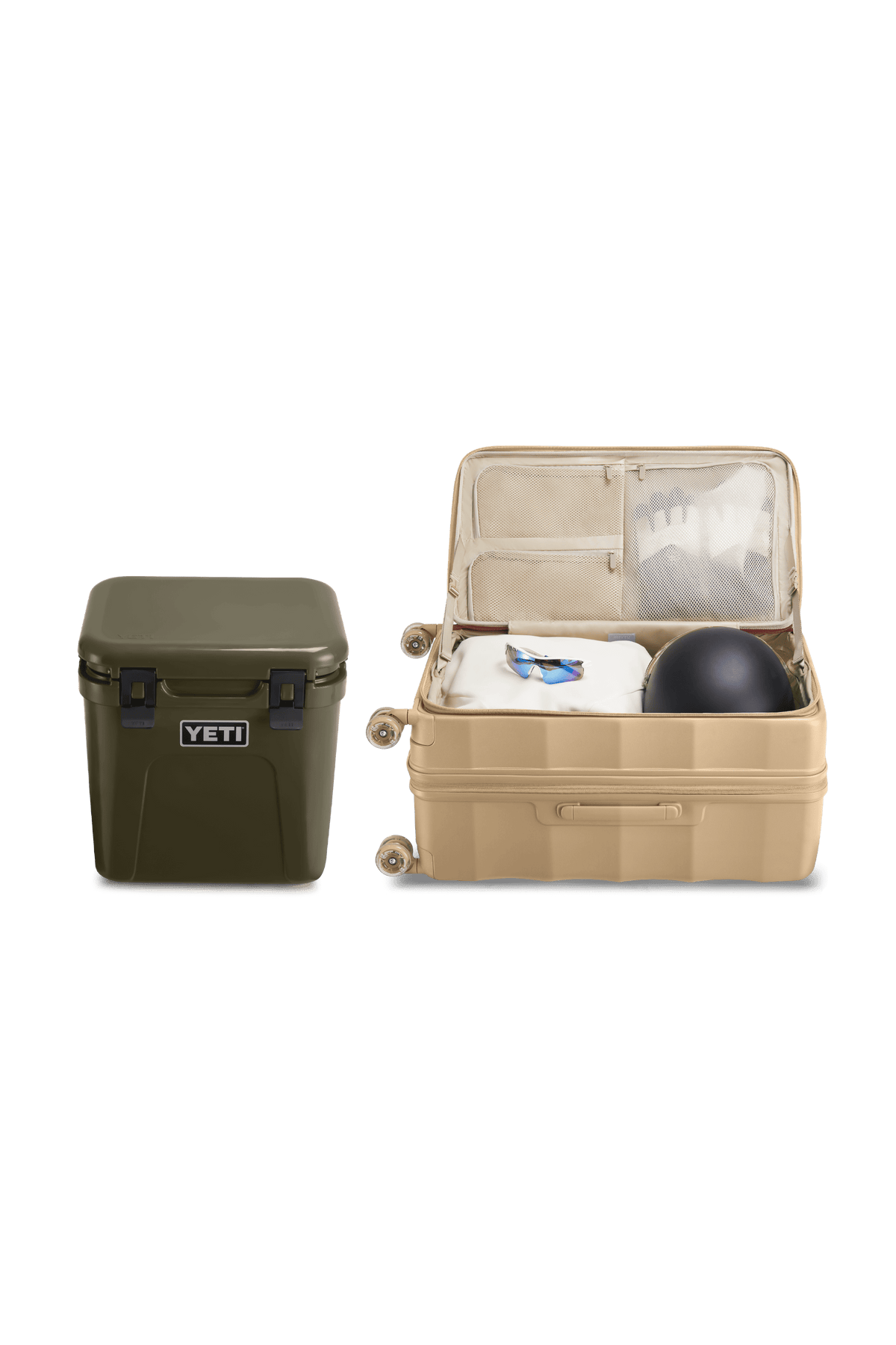 Tank Suitcases in Sandstorm