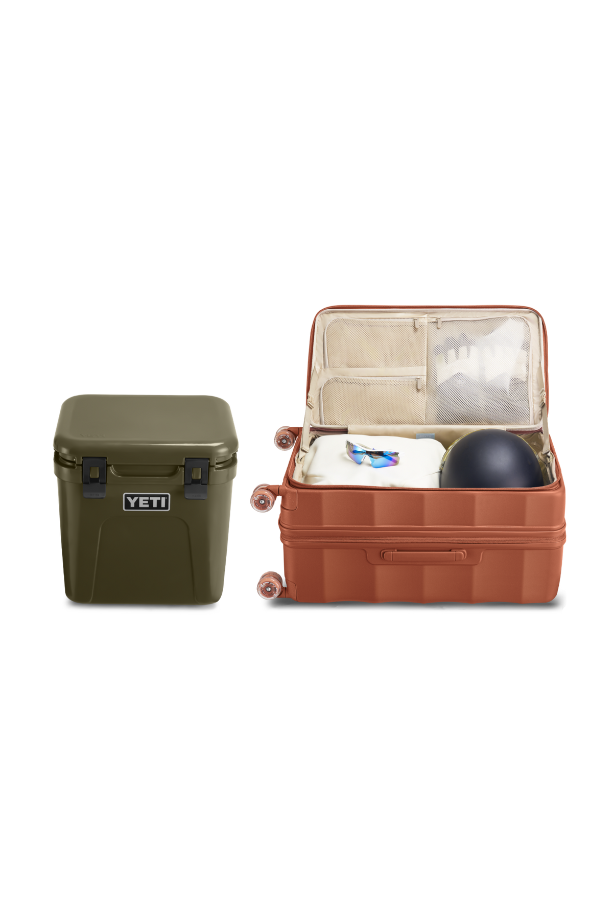 Max Tank Suitcases in Fiery Red