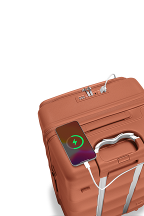 Max Tank Suitcases in Fiery Red