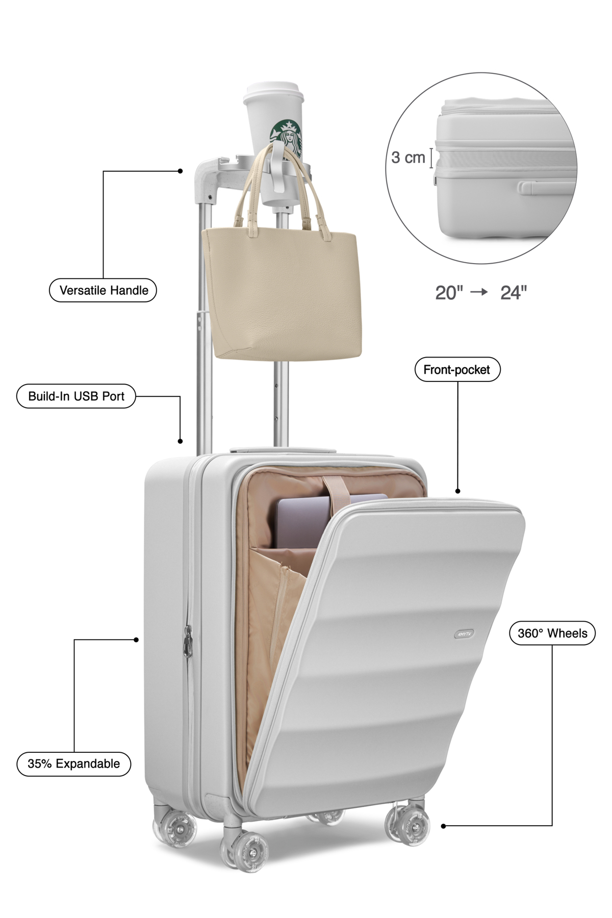 Tank Carry-On in Harbor Mist