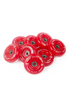 Palette Wheels in Cherry Red