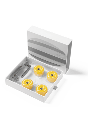 Palette Wheels in Honey Yellow