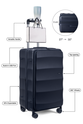 The Tank Trunk in Navy